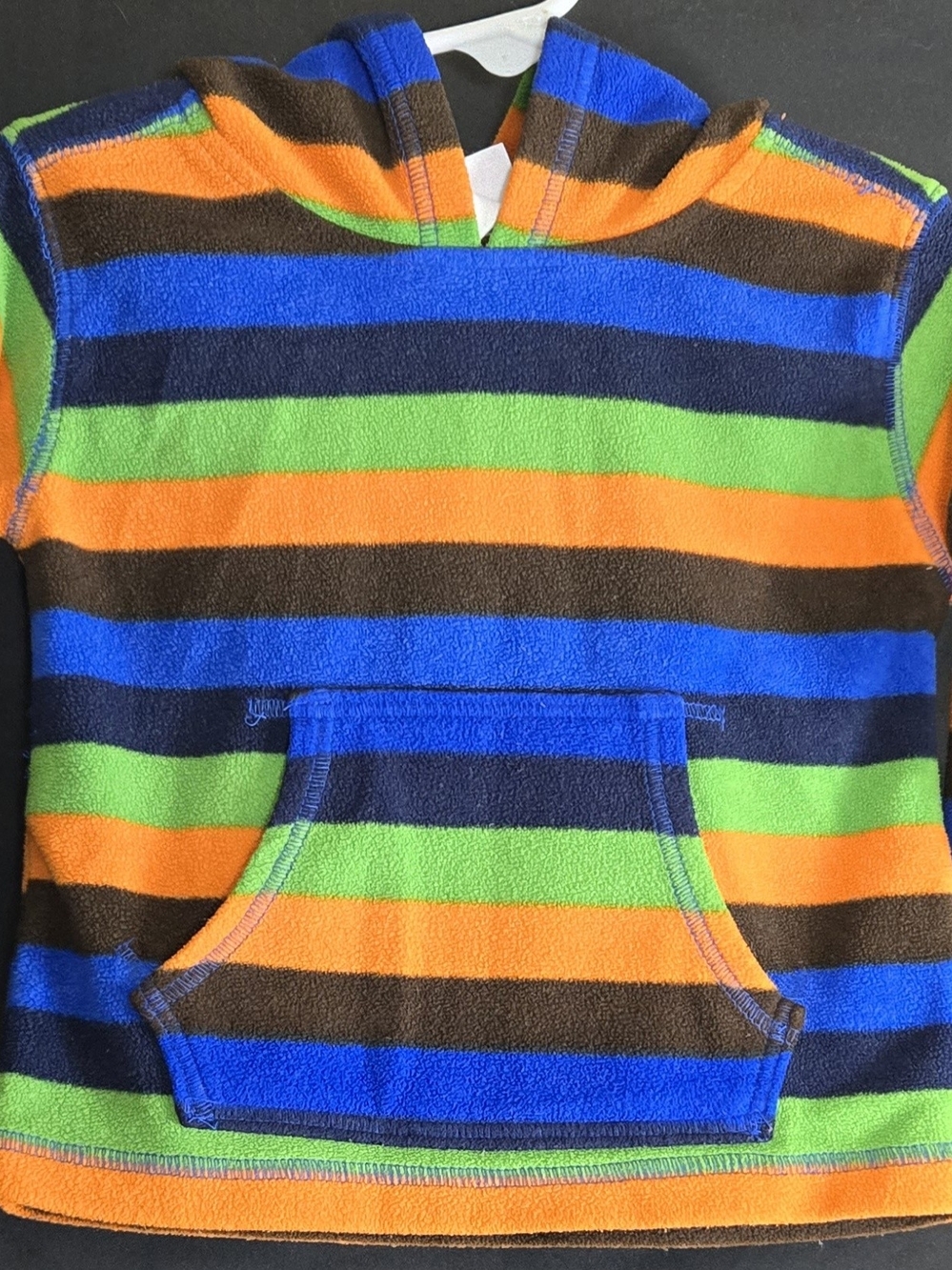 Circo Striped Kids Bottoms in Blue, Brown & Orange Boys Hoodie #653
